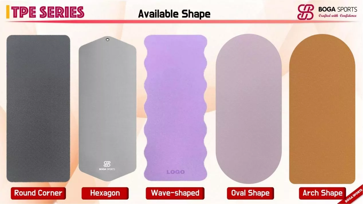 Soild Color TPE Yoga Mat