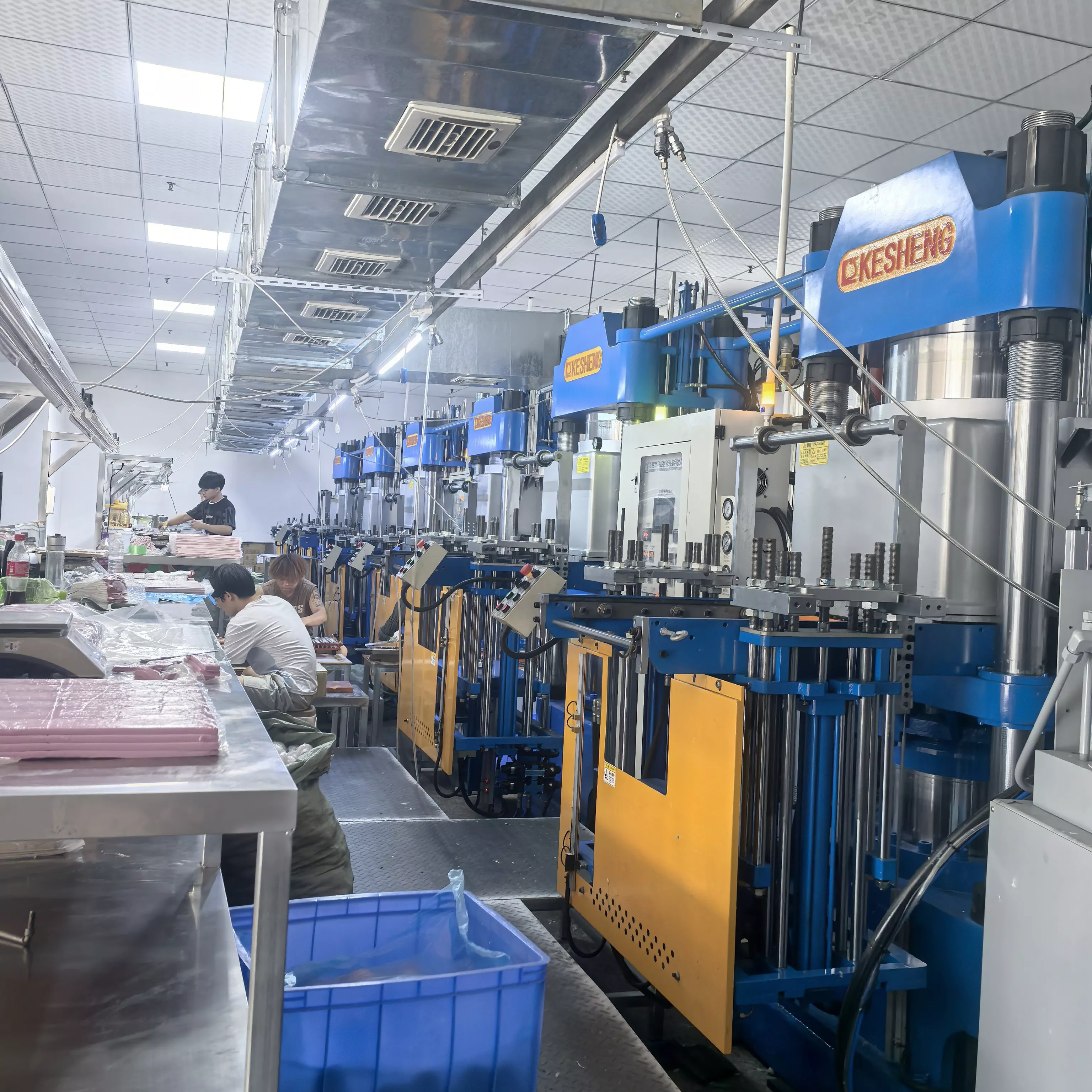 Silicone Twill-design Dumbbells