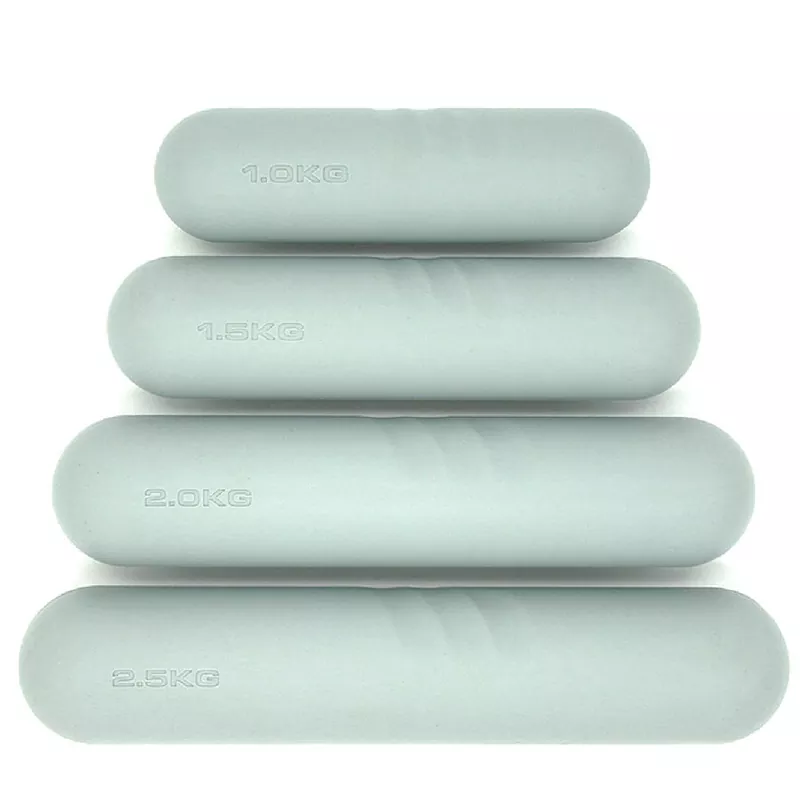 Halteres com design de padrão de aderência em silicone