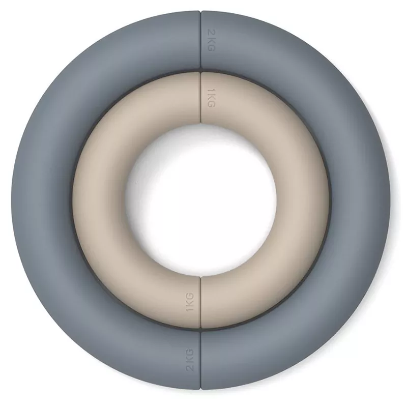 Halteres meio redondos de silicone